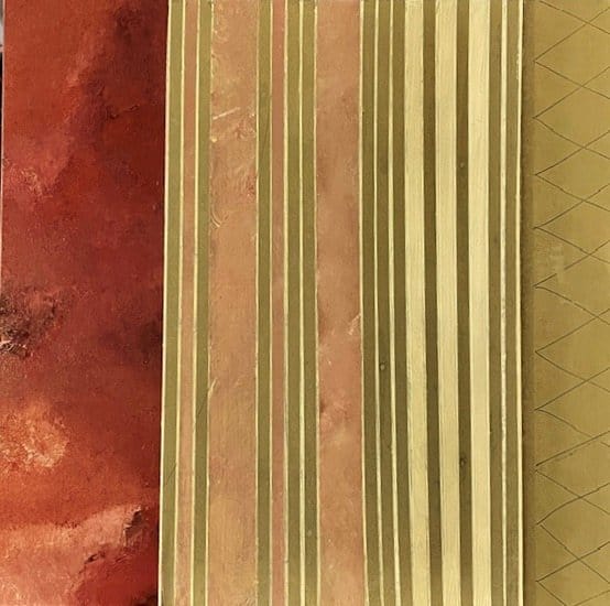 Papier peint aux croisillons