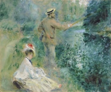 Le pêcheur à la ligne de Pierre-Auguste Renoir